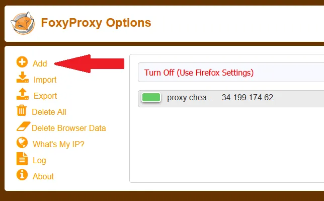 How to setup FoxyProxy with Residential proxies Proxy Cheap