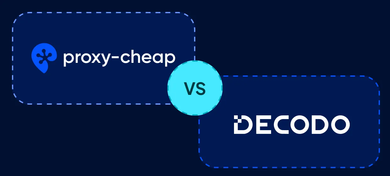 Proxy-Cheap vs Decodo - 2026 Comparison
