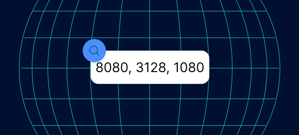 Common proxy ports explained (8080, 3128, 1080)