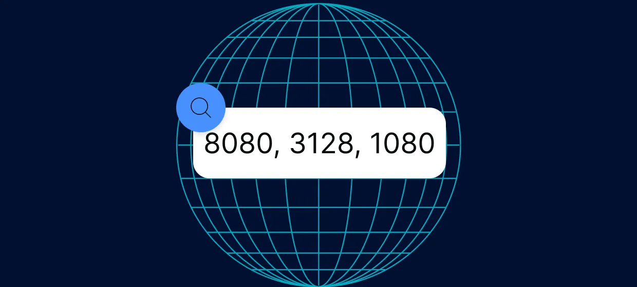 Common proxy ports explained (8080, 3128, 1080)